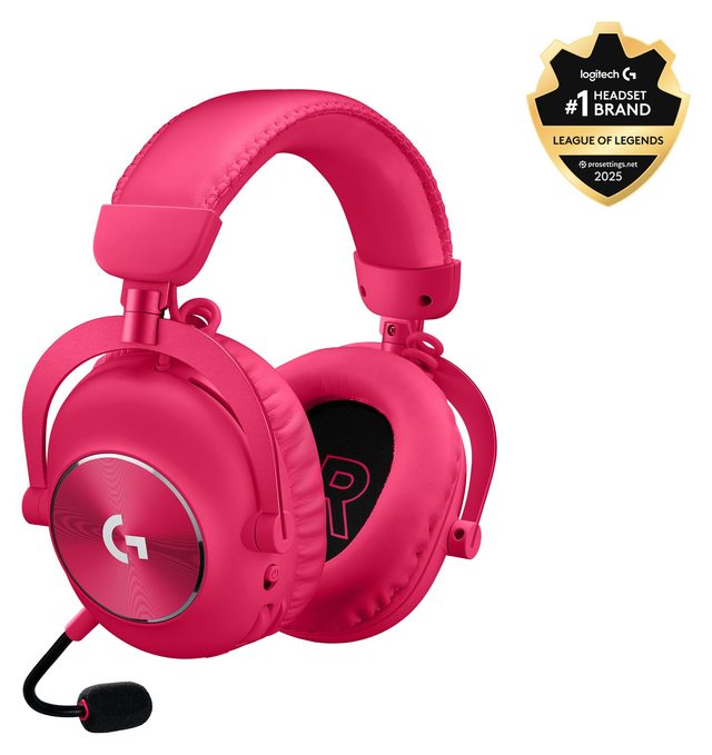 Simsiz oʻyin garniturasi Logitech G Pro X 2 Lightspeed, pushti — Surat 3