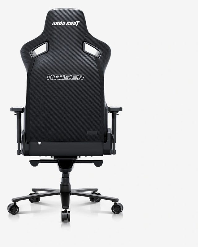 Игровое кресло AndaSeat Kaiser 3E, чёрный, экокожа — Фото 4