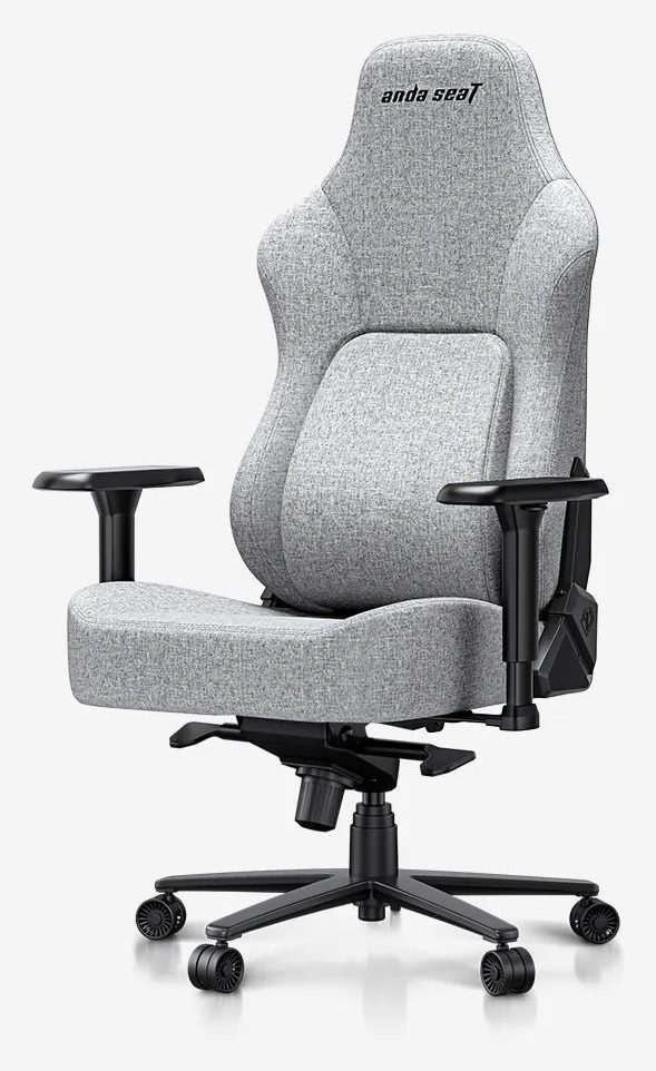 Кресло AndaSeat Phantom 4 Pro, льняная ткань, 3D-Armrests, серый