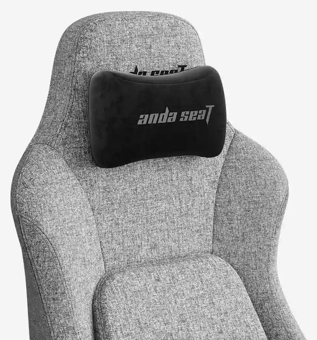 Кресло AndaSeat Phantom 4 Pro, льняная ткань, 3D-Armrests, серый — Фото 5