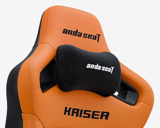 Игровое кресло AndaSeat Kaiser 4 V2 XL, оранжевый — Фото 4