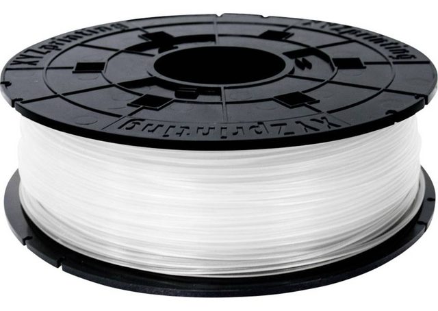 XYZprinting da Vinci 3D-printeri uchun PLA plastik, almashtiriladigan gʻaltak, 600 g, oq