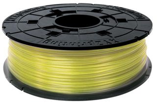 PLA-пластик для 3D-принтера XYZprinting da Vinci, запасной моток, прозрачно-жёлтый