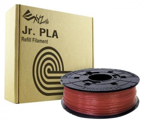 XYZprinting da Vinci 3D-printeri uchun PLA plastik, NFC kartrij, 600 g, qizil
