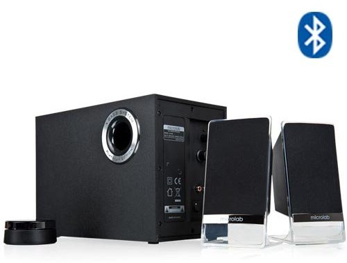 Колонка Microlab M-200BT Platinum, синий