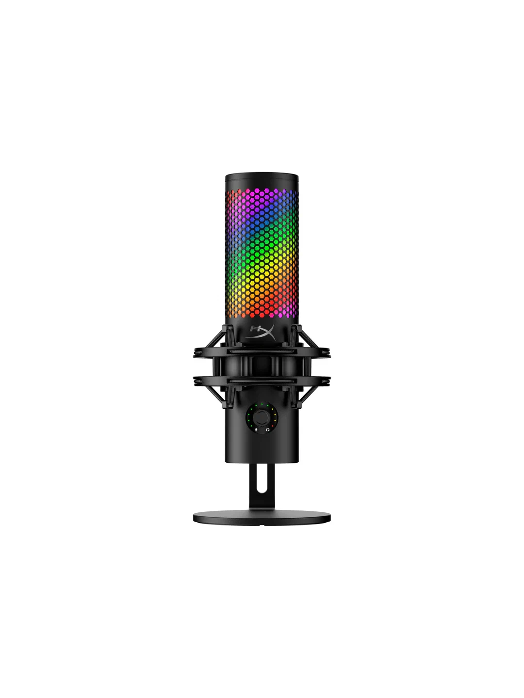 Kondensatorli mikrofon HyperX QuadCast 2 S, qora
