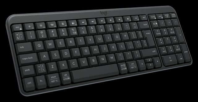 Беспроводная клавиатура Logitech K250, графитовый — Фото 2