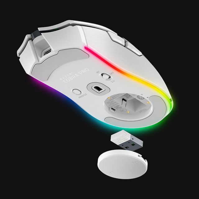 Simsiz oʻyin sichqonchasi Razer Cobra Pro, oq — Surat 8