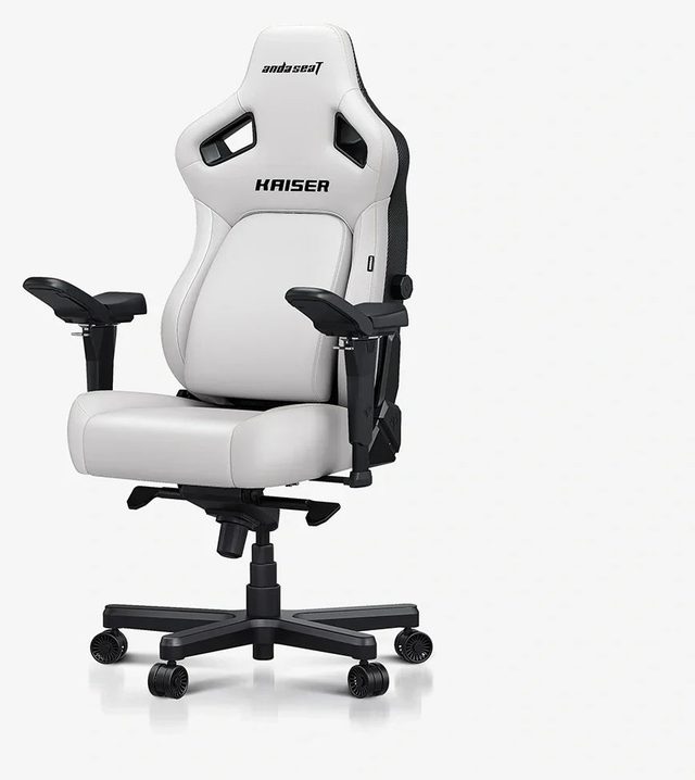 Игровое кресло AndaSeat Kaiser 4 L, белый — Фото 2