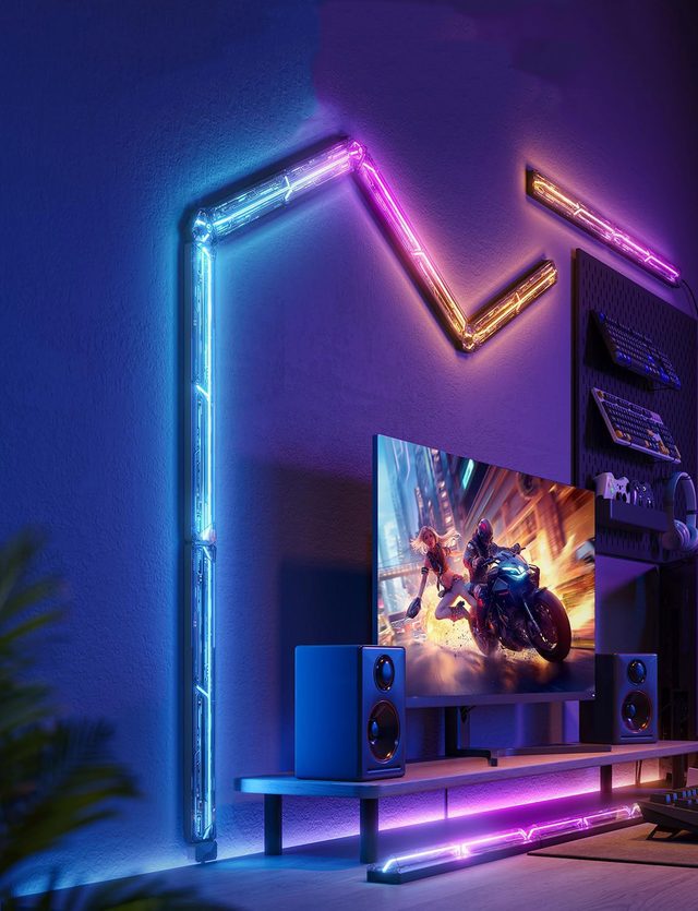 Набор подсветки Govee Gaming Wall Light H6063, набор расширения, фиолетовый — Фото 7