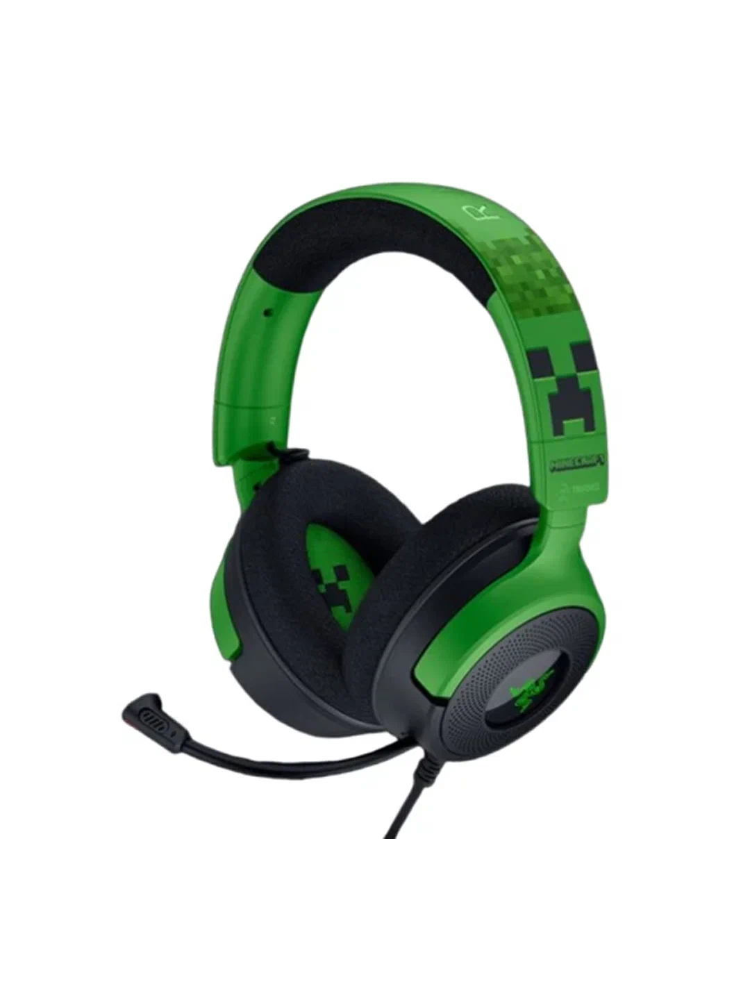 Игровая гарнитура Razer Kraken V4 X Minecraft Edition, зелёный