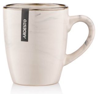 Chashka va krujkalar 6 dona. ARDESTO Marmo, 360ml