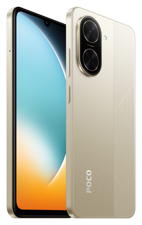 Smartfon Poco C71 4/64 GB, oltinrang
