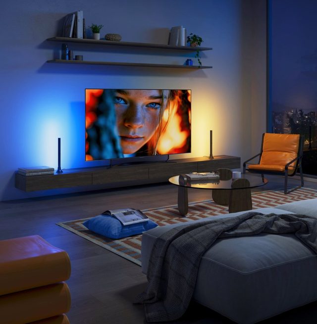 Световые стойки Govee H6046 RGBIC TV Light Bars для ТВ 45–70″, чёрные — Фото 2