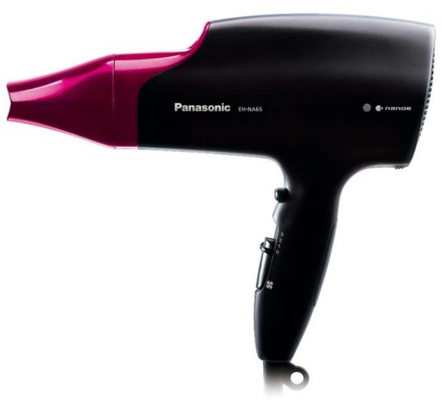 Фен Panasonic EH-NA65, чёрно-розовый
