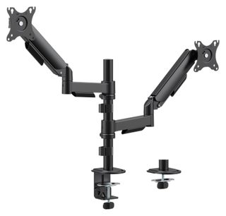 Настольный кронштейн для двух мониторов Brateck LDT97-C024PE, чёрный