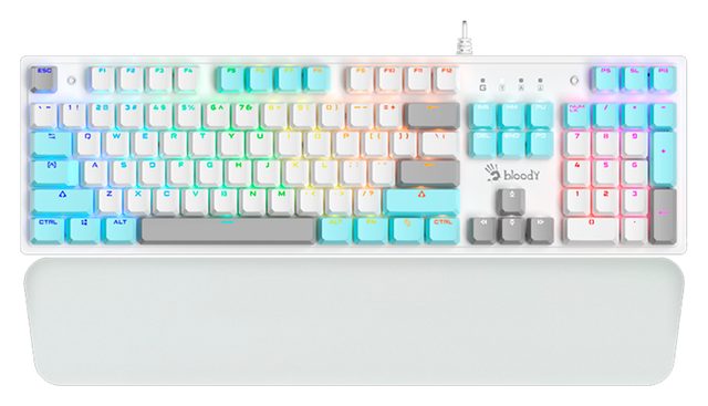 Клавиатура Bloody S525N, белый