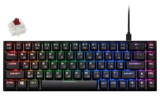Oʻyin klaviaturasi 2E Gaming KG380 Gateron Brown, qora — surat 2