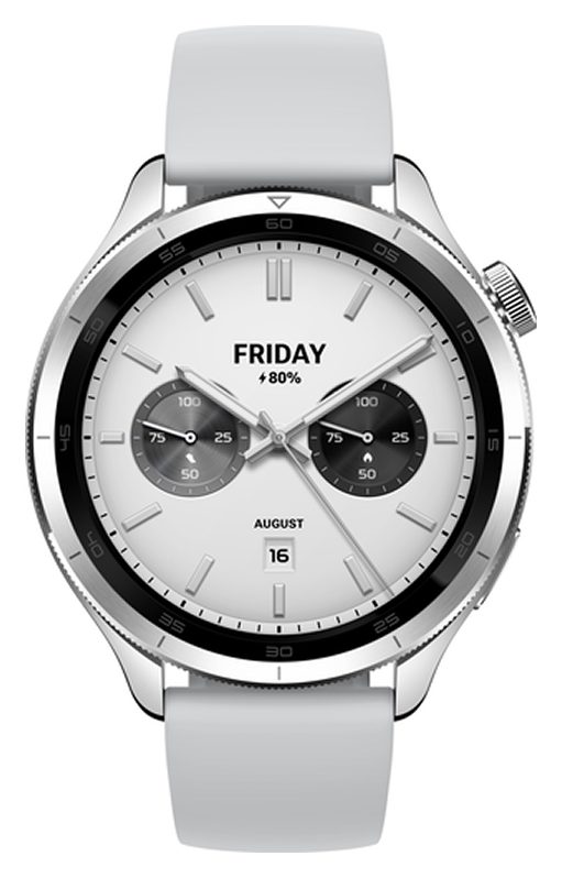 Смарт-часы Xiaomi Watch S4 47mm, серебристый — Фото 2