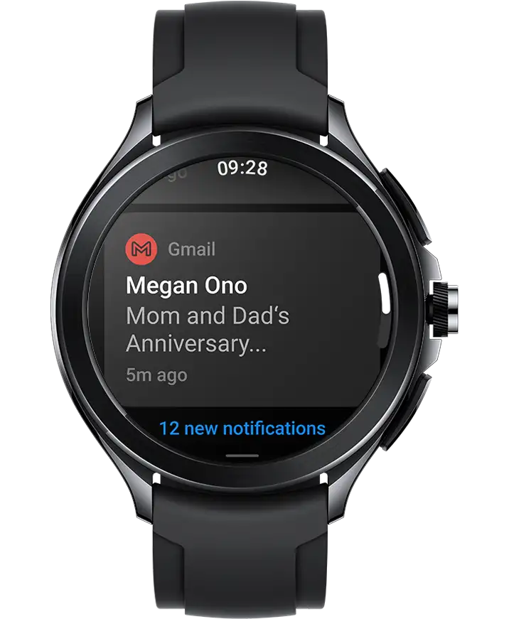 Smart soat Xiaomi Watch 2 Pro 4G LTE, qora, ftorkauchuk tasma