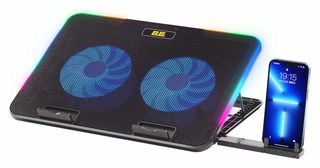 Охлаждающая подставка для ноутбука 2E Gaming CPG-001 V2, чёрный — фото 2