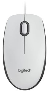 Проводная мышь Logitech M100, белый