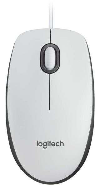 Simli sichqoncha Logitech M100, oq
