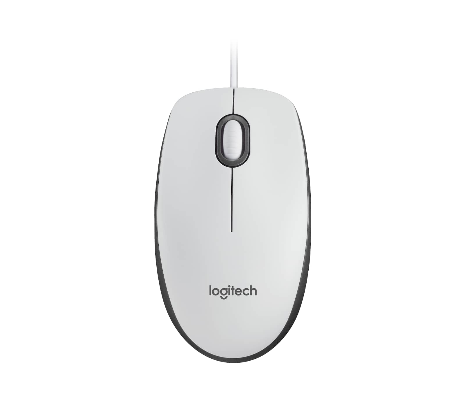 Проводная мышь Logitech M100, белый