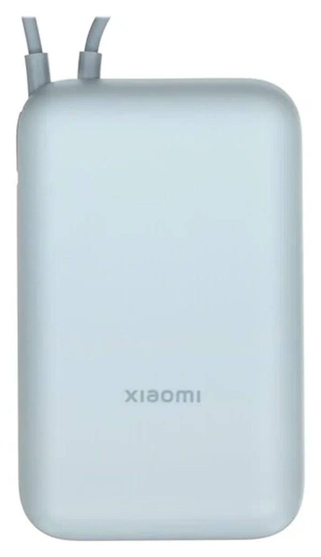 Tashqi akkumulyator Xiaomi 10000 mAh Integrated Cable, koʻk