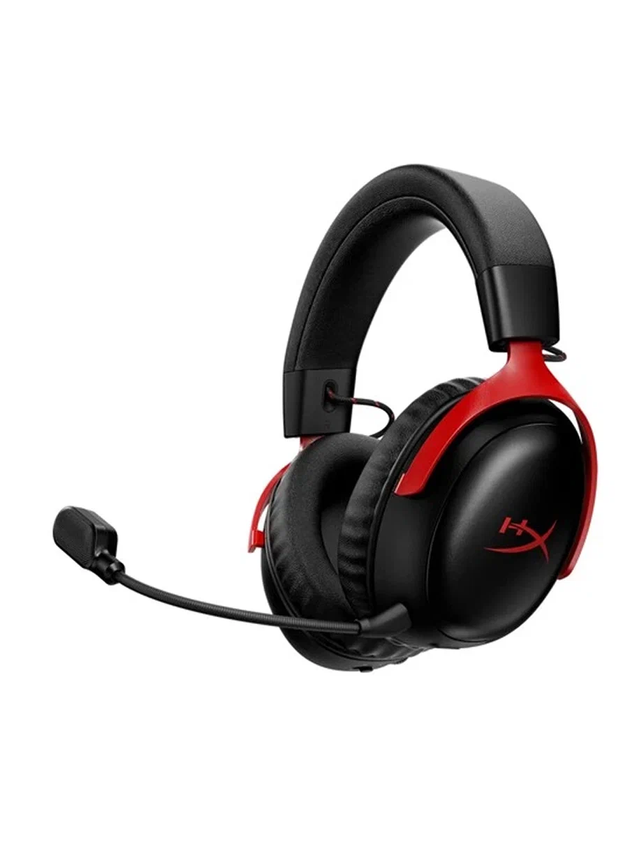 Simsiz oʻyin garniturasi HyperX Cloud III S, qora-qizil