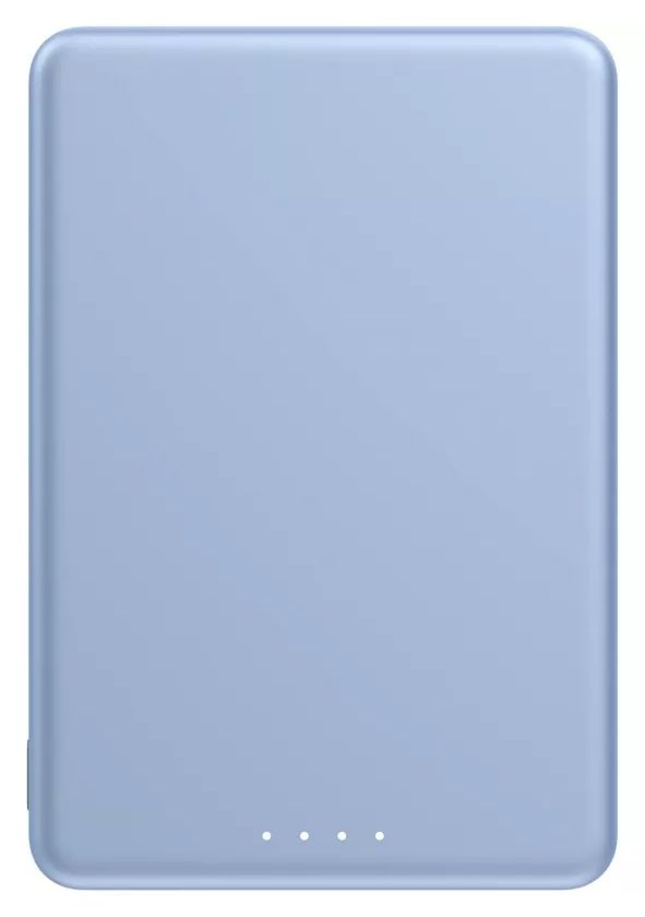 Внешний аккумулятор Xiaomi Super Slim Magnetic Power Bank 5000, синий — Фото 2
