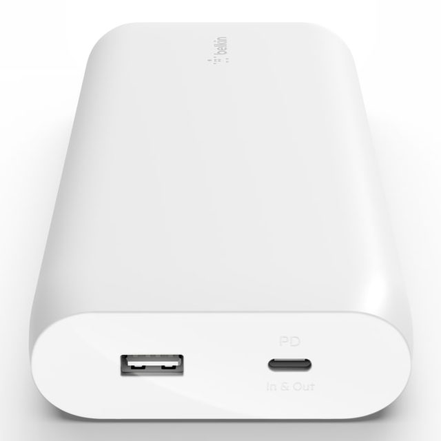 Внешний аккумулятор Belkin BoostCharge USB-C PD Power Bank 20K 30W, белый — Фото 3