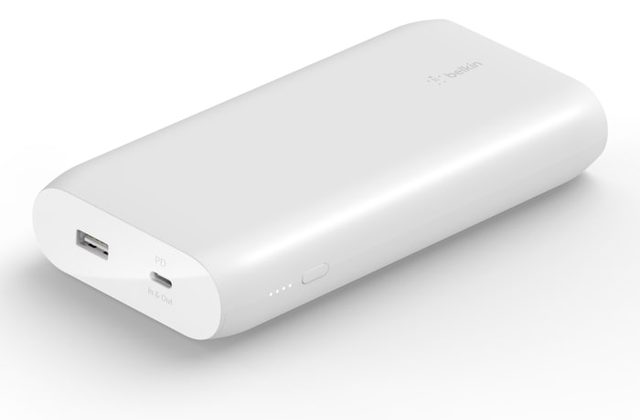 Внешний аккумулятор Belkin BoostCharge USB-C PD Power Bank 20K 30W, белый — Фото 4