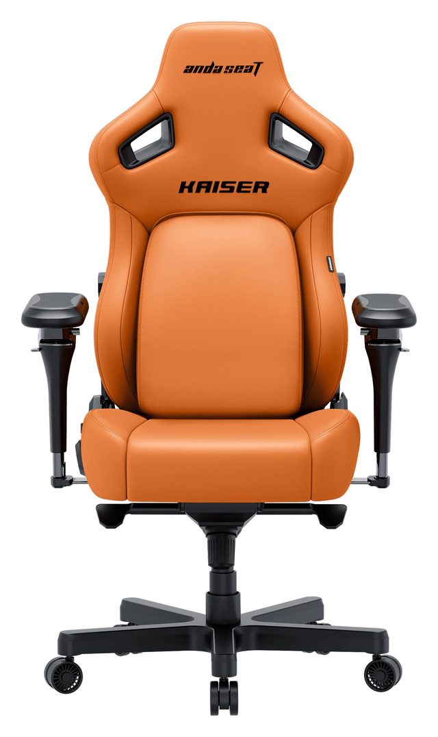 Кресло игровое Andaseat Kaiser 4 XL, оранжевый, экокожа — Фото 4