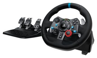 Oʻyin ruli Logitech G29 Driving Force, qora