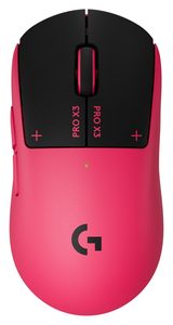 Игровая мышь Logitech PRO X3 Superstrike, розовый