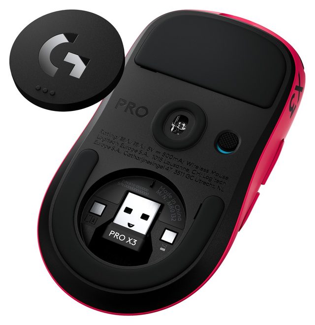 Игровая мышь Logitech PRO X3 Superstrike, розовый — Фото 4