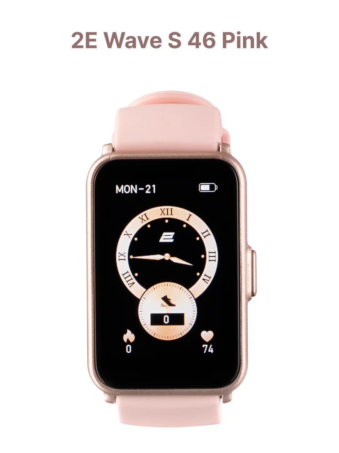 Aqlli soat 2E Wave S 46 mm, pushti