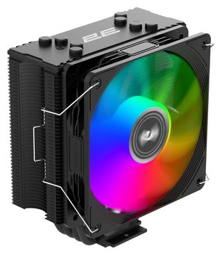 Процессорный кулер 2E Gaming Air Cool ACN120B-ARGB, чёрный