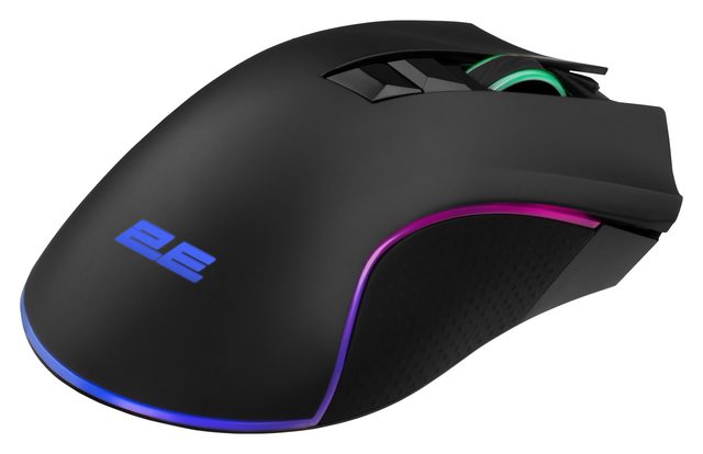 Simsiz oʻyin sichqonchasi 2E Gaming MG340, qora — Surat 5
