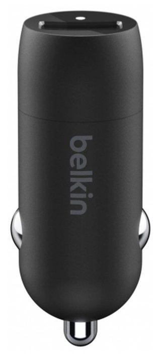 Avtomobil zaryadlovchisi Belkin BoostCharge USB-A 18W, qora