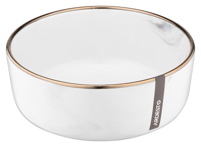 Salat idishi Ardesto Marmo 15,6 sm, oq — Surat 4