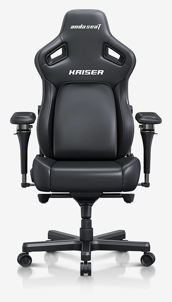 Oʻyin kreslosi AndaSeat Kaiser 4 V2 XL, qora, sunʼiy charm