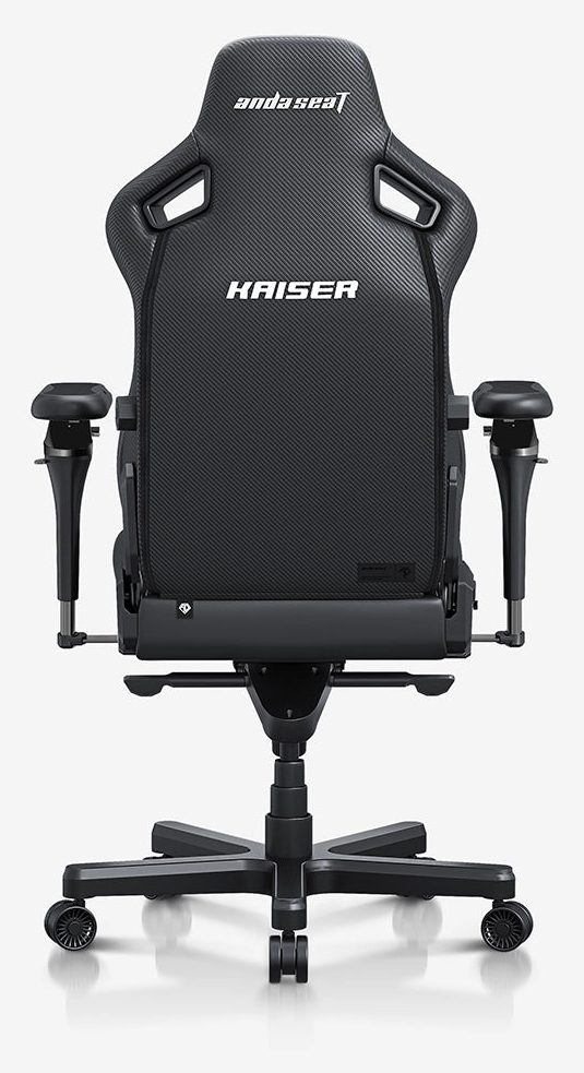 Игровое кресло AndaSeat Kaiser 4 V2 XL, чёрный, экокожа — Фото 4