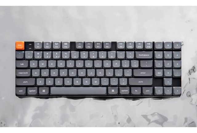 Механическая клавиатура Keychron K13 Max K Pro Red RGB Hot-swap, чёрный