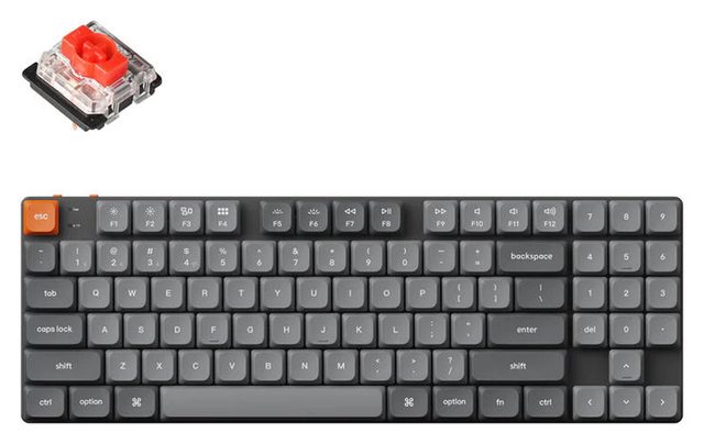 Механическая клавиатура Keychron K13 Max K Pro Red RGB, чёрный