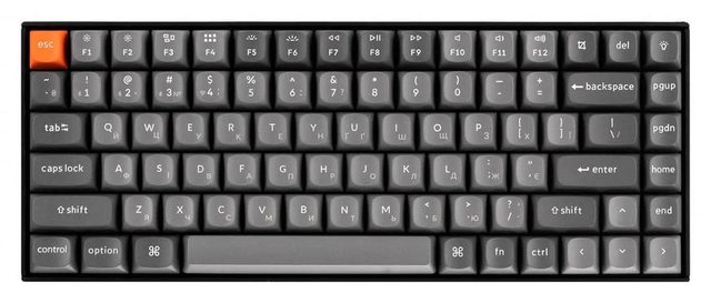 Механическая клавиатура Keychron K2 Max K Super Banana, белая подсветка, чёрный