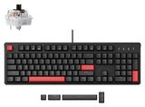 Mexanik klaviatura Lemokey X3 Keychron Brown, qora