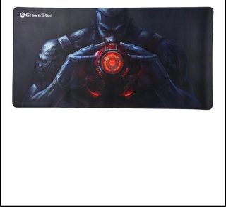 Игровой коврик для мыши GravaStar Warrior, чёрный