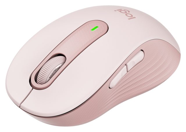 Беспроводная мышь Logitech Signature M650, розовый — Фото 3